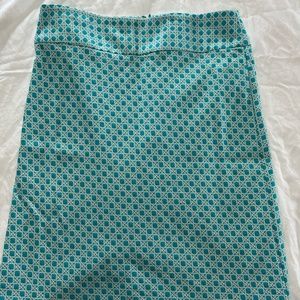 Talbots  size 4 blue and white skirt